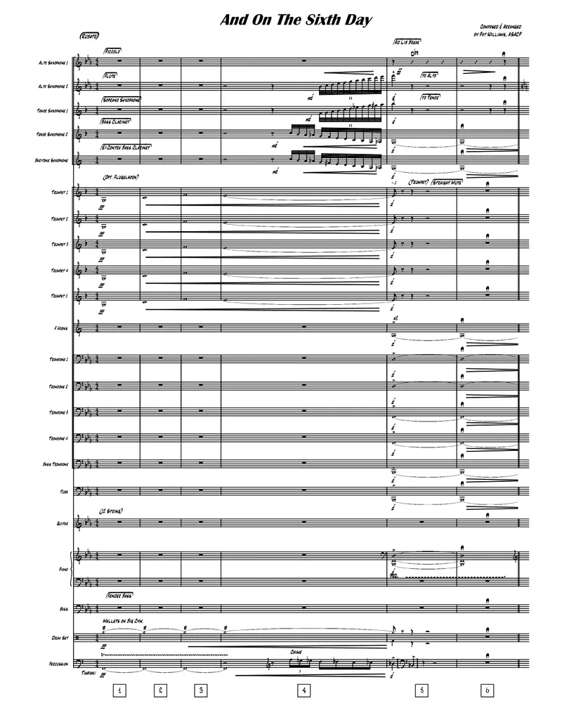 And On The Sixth Day score preview