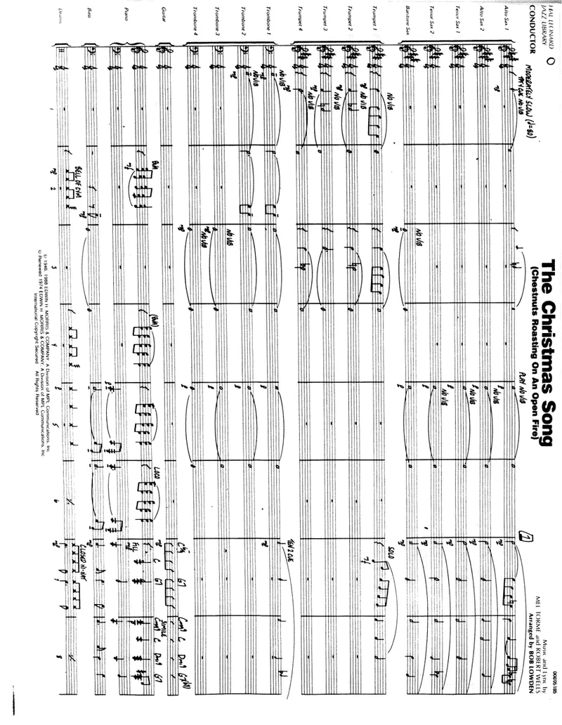 The Christmas Song score preview