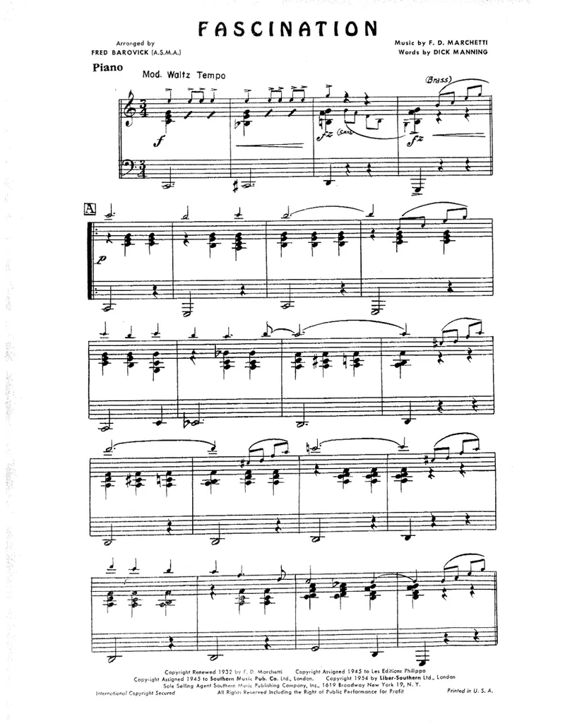 Fascination score preview