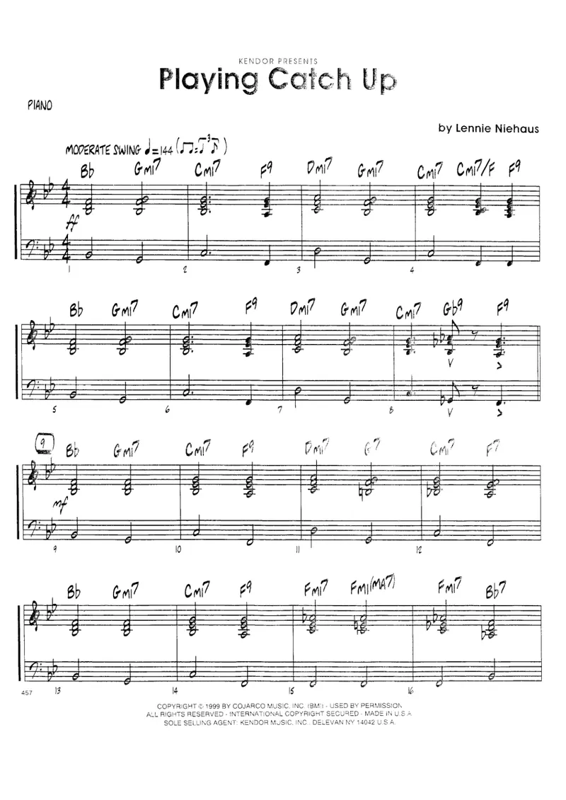 Playing Catch Up score preview