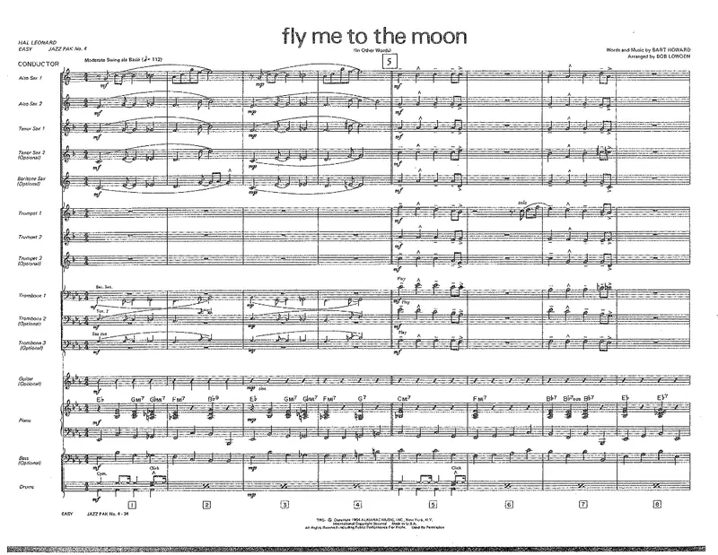 Fly Me To The Moon preview page 1