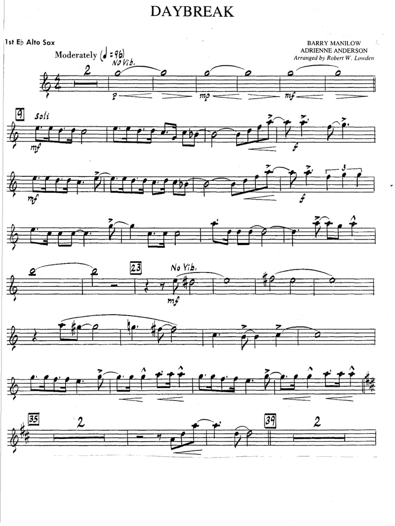 Daybreak score preview