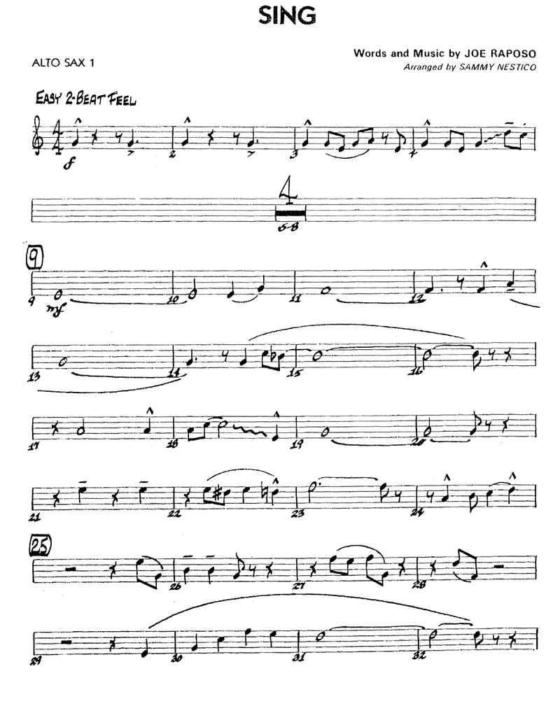 Sing score preview