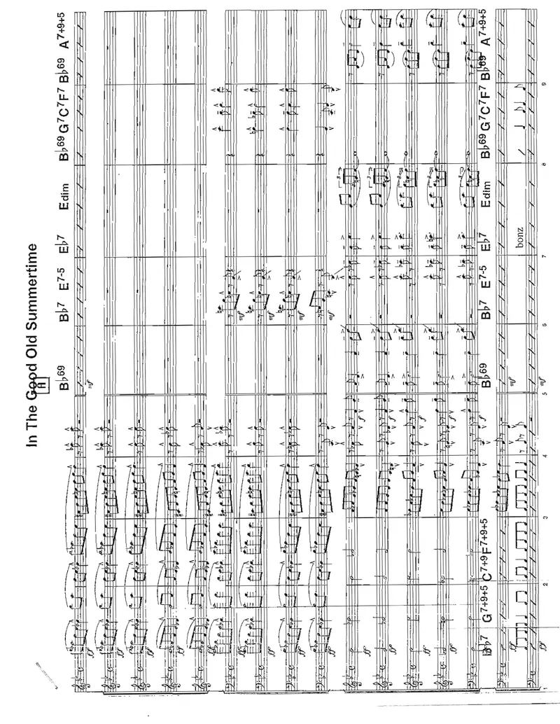 In The Good Old Summertime score preview