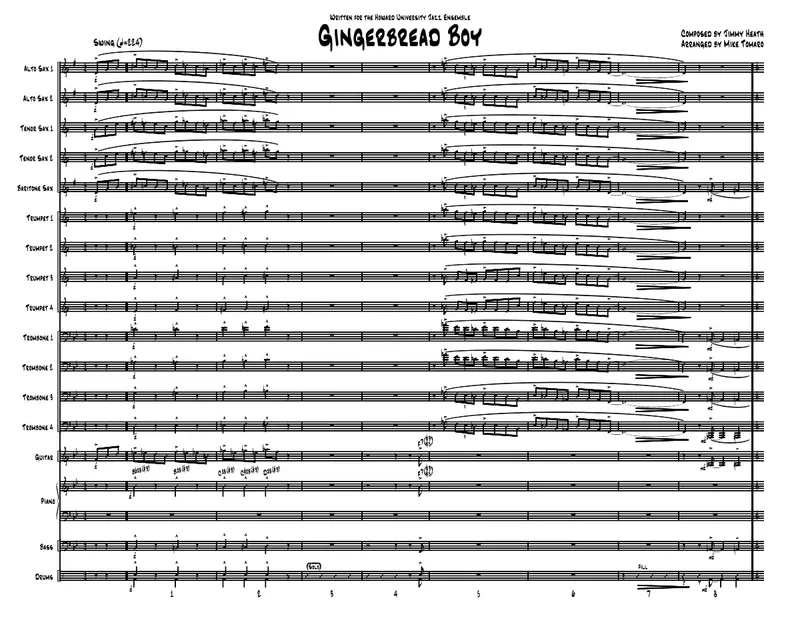 Gingerbread Boy score preview
