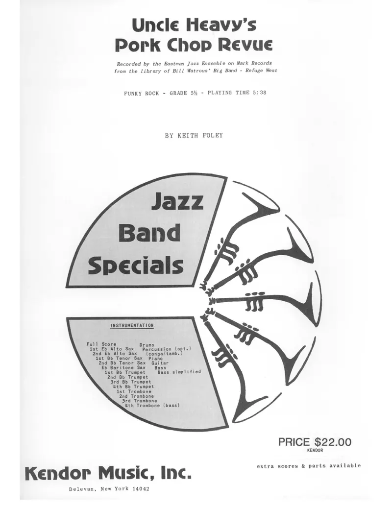 Uncle Heavy's Pork Chop Revue score preview