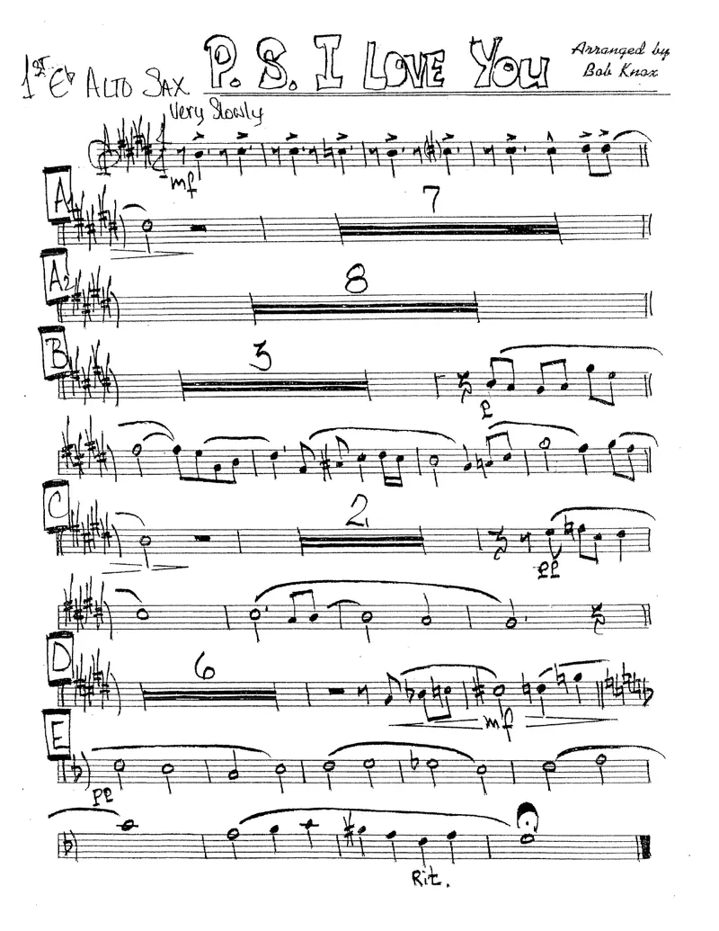 P.S. I Love You score preview