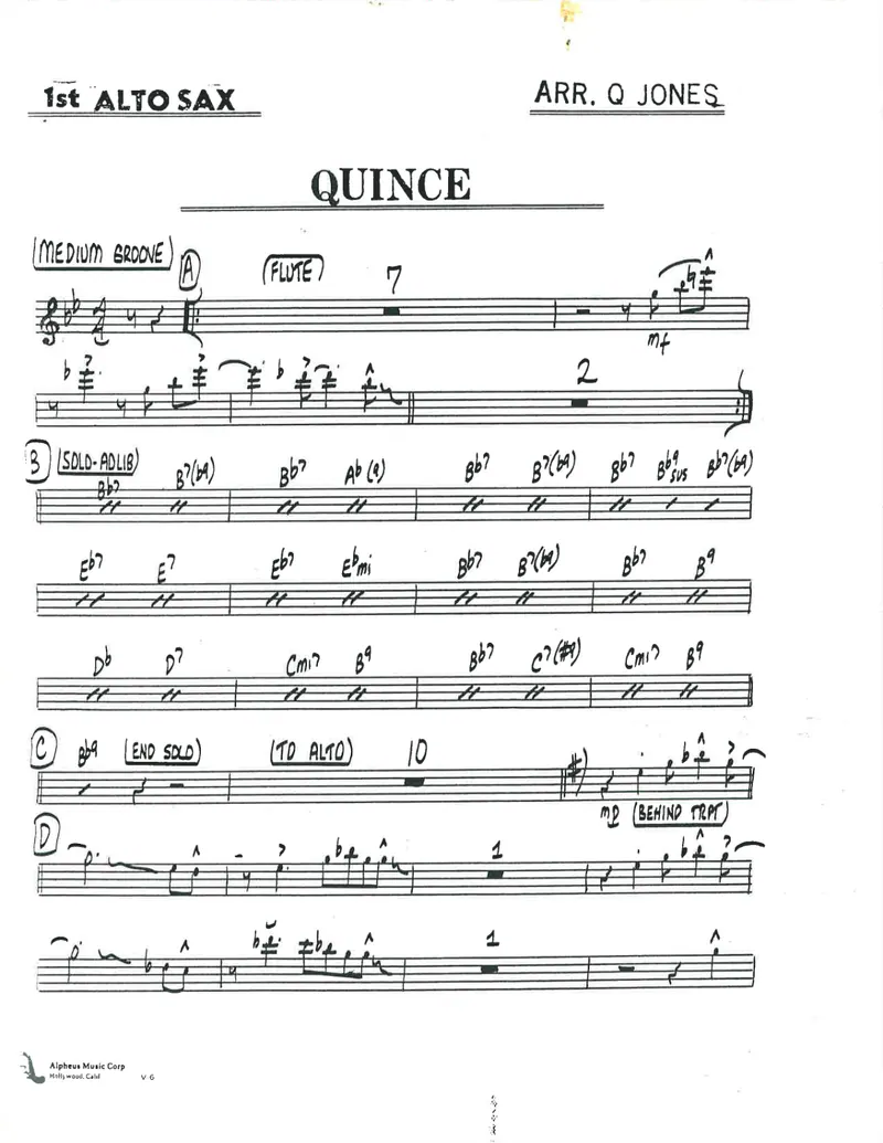 Quince score preview