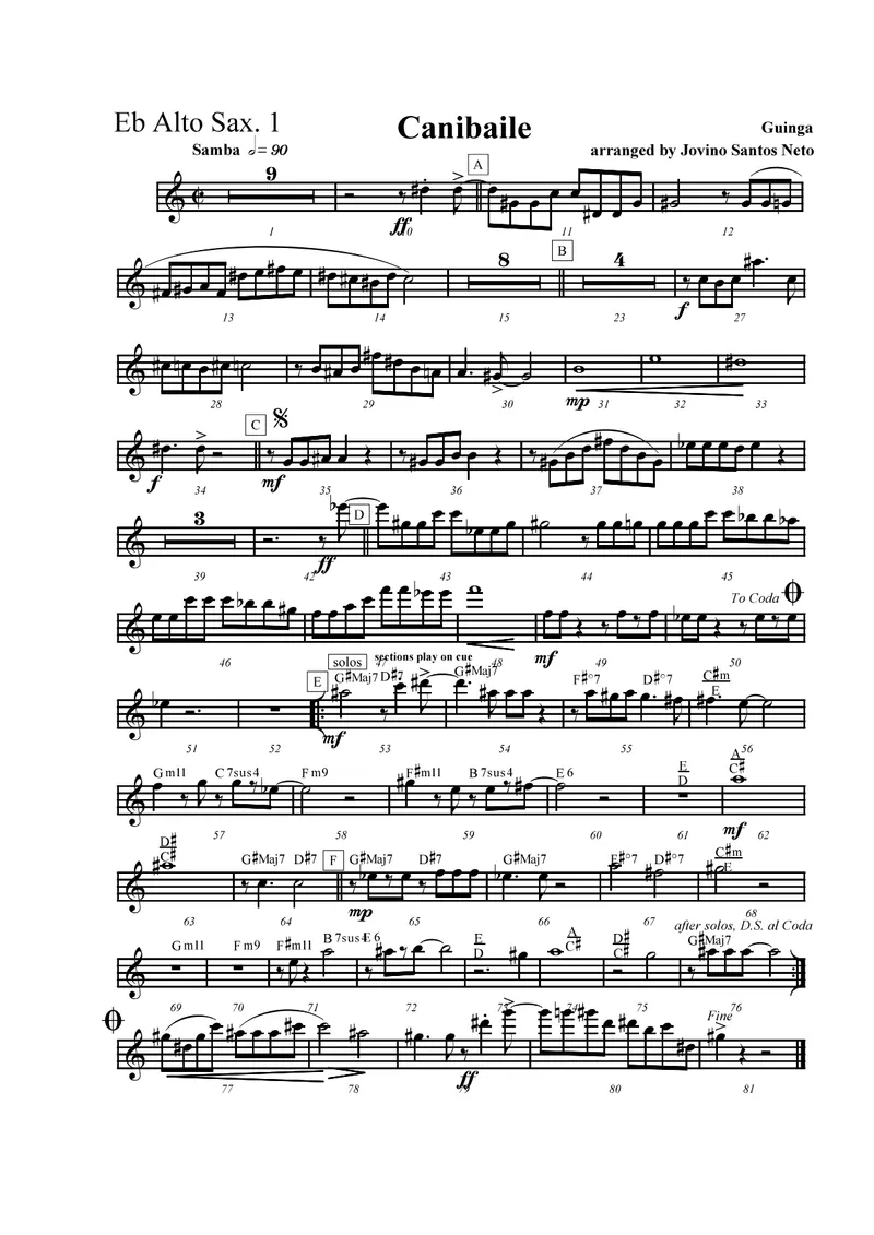 Canibaile score preview
