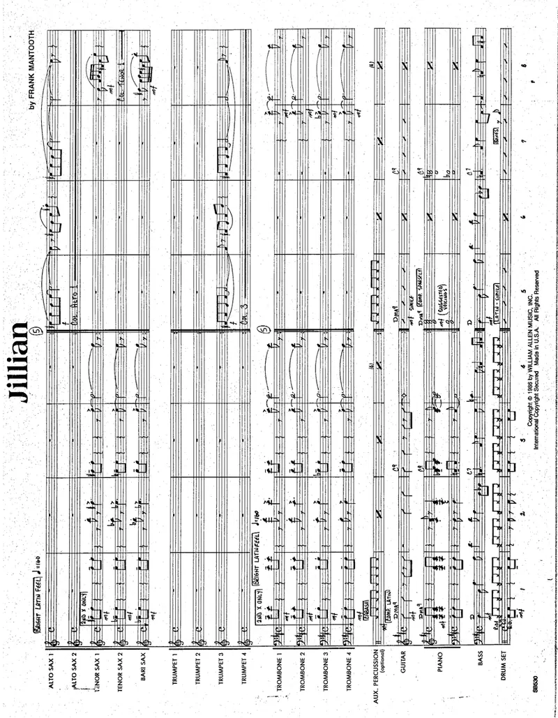 Jillian score preview