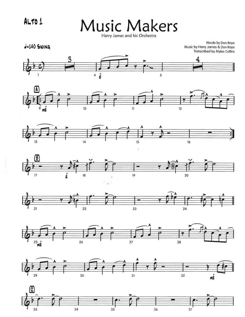 Music Makers score preview