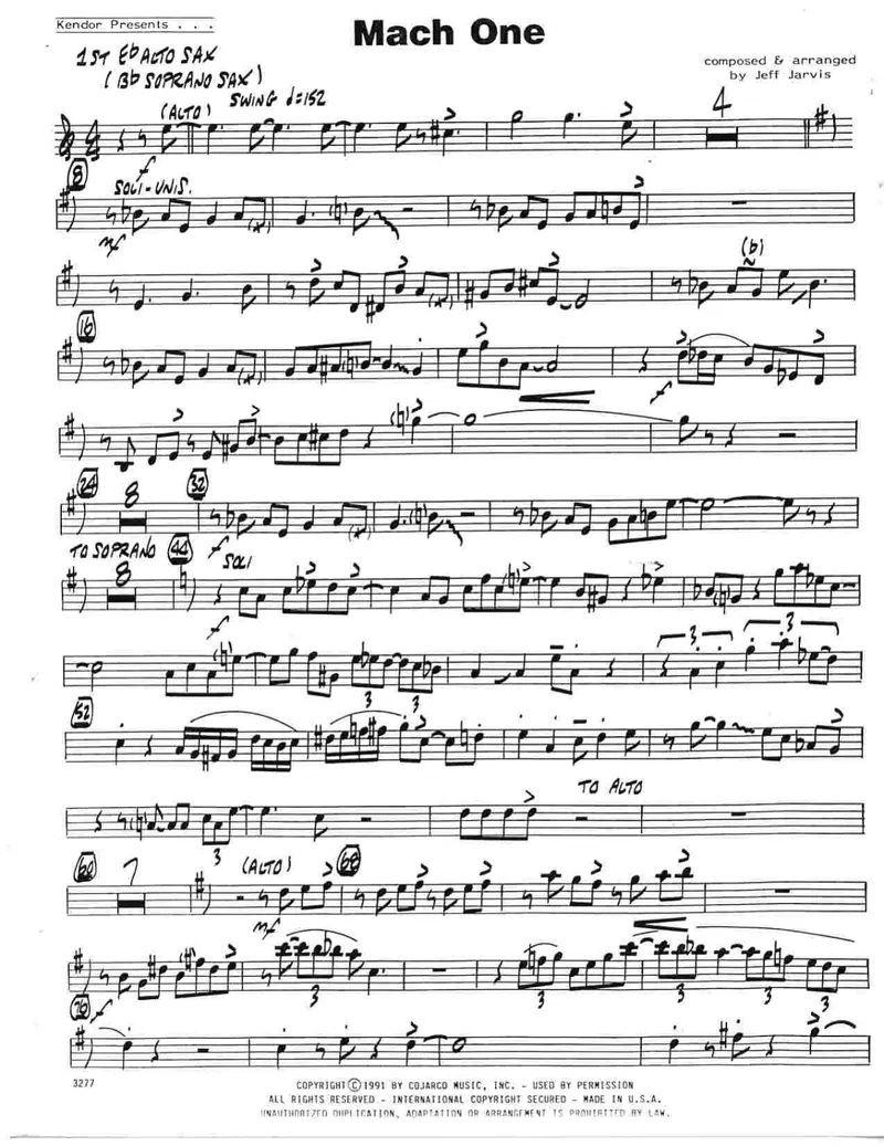 Mach One score preview