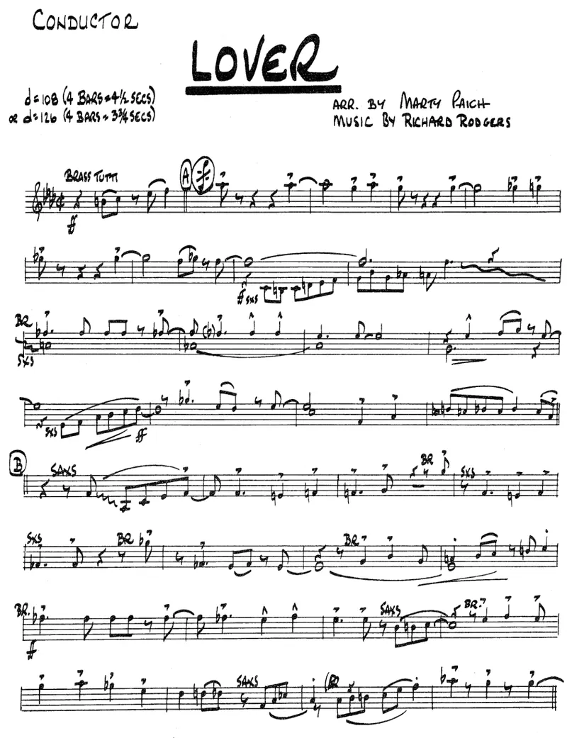 Lover score preview