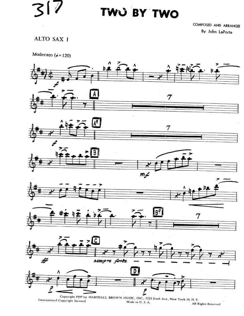 Two By Two score preview