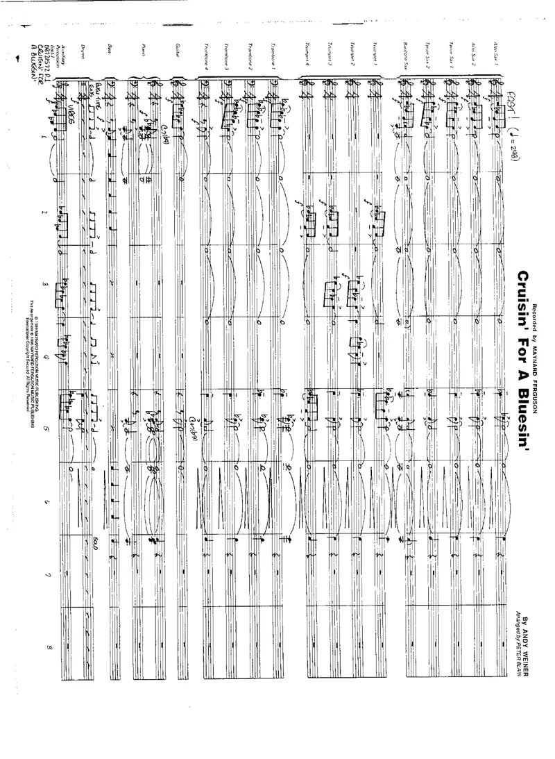 Cruisin' For A Bluesin' score preview