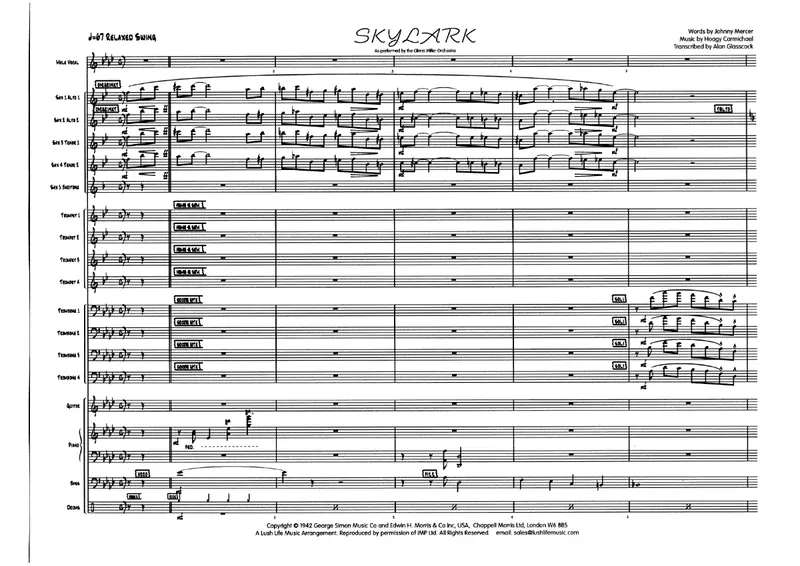 Skylark score preview