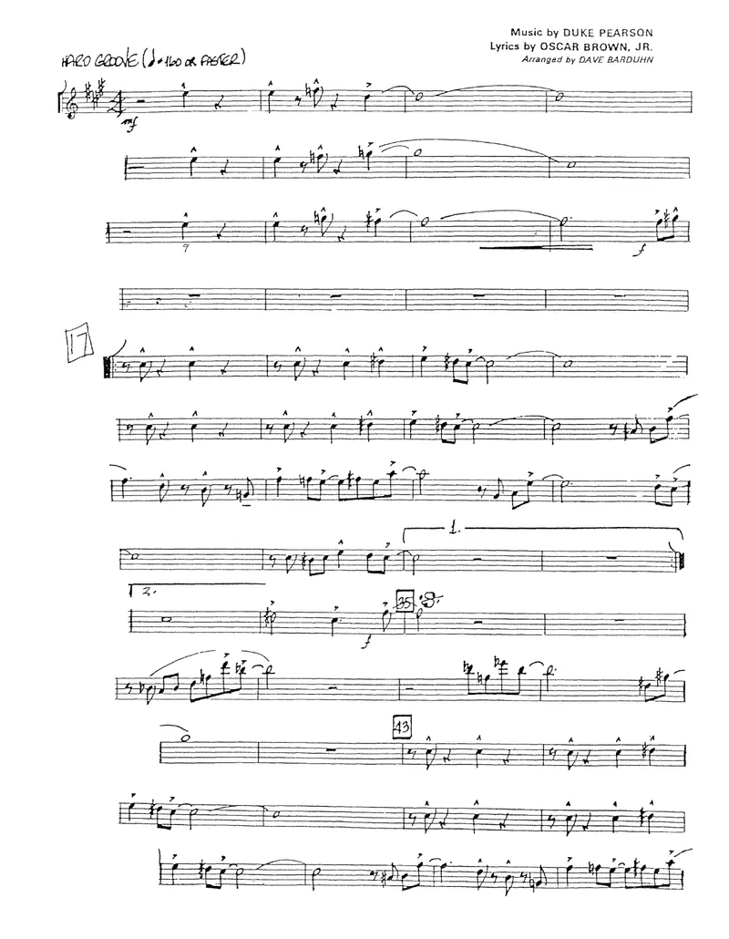 Jeannine score preview