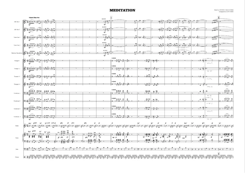 Meditation (G.Osser( score preview