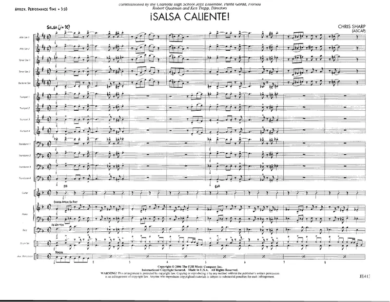 Salsa Caliente! score preview