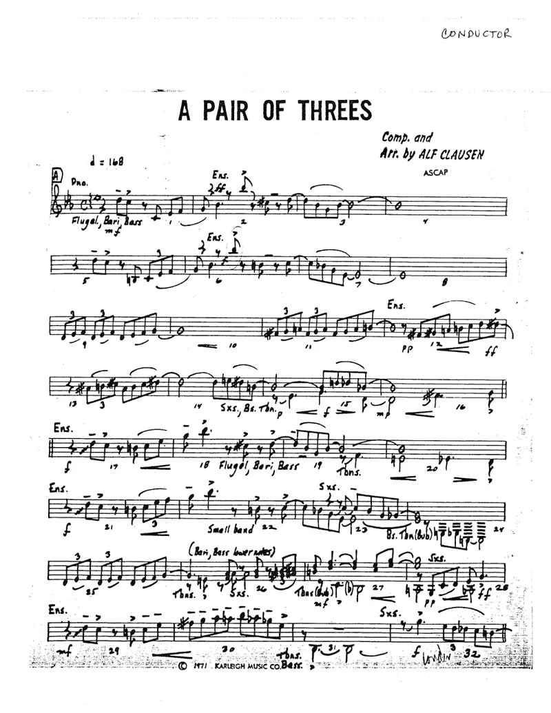 A Pair Of Threes score preview