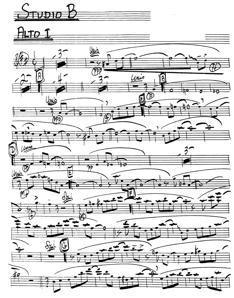 Almost Like Being In Love score preview