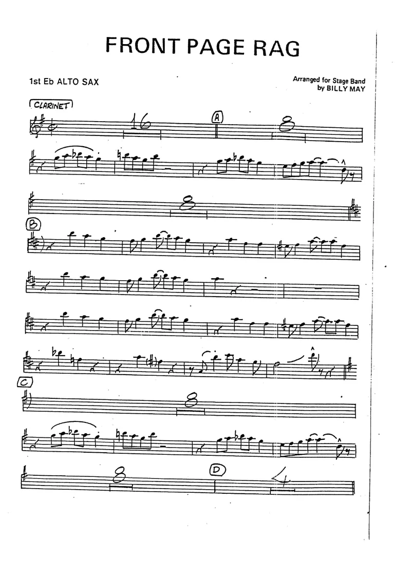 Front Page Rag score preview