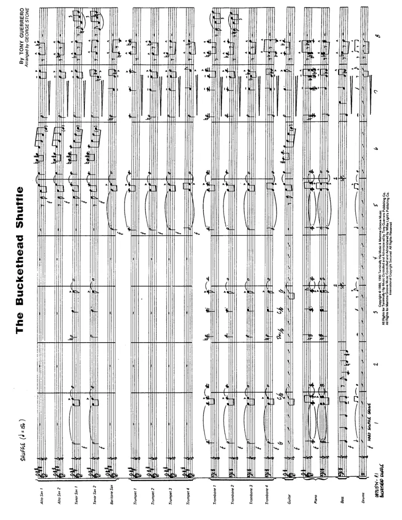 The Buckethead Shuffle score preview