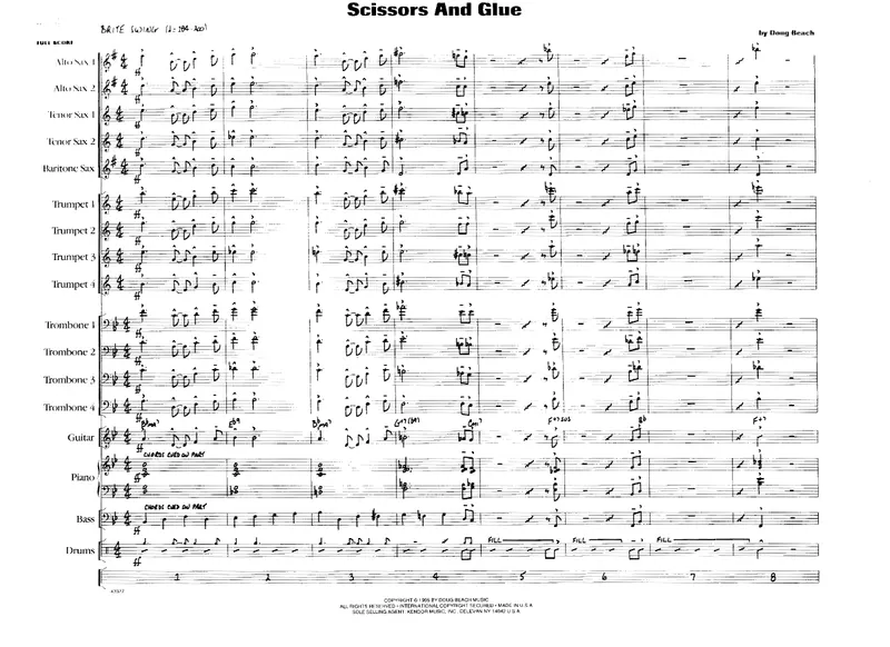Scissors And Glue score preview
