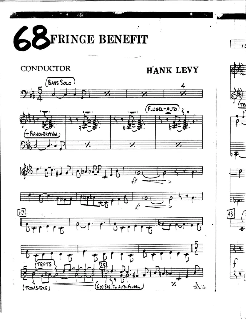 Fringe Benefit score preview