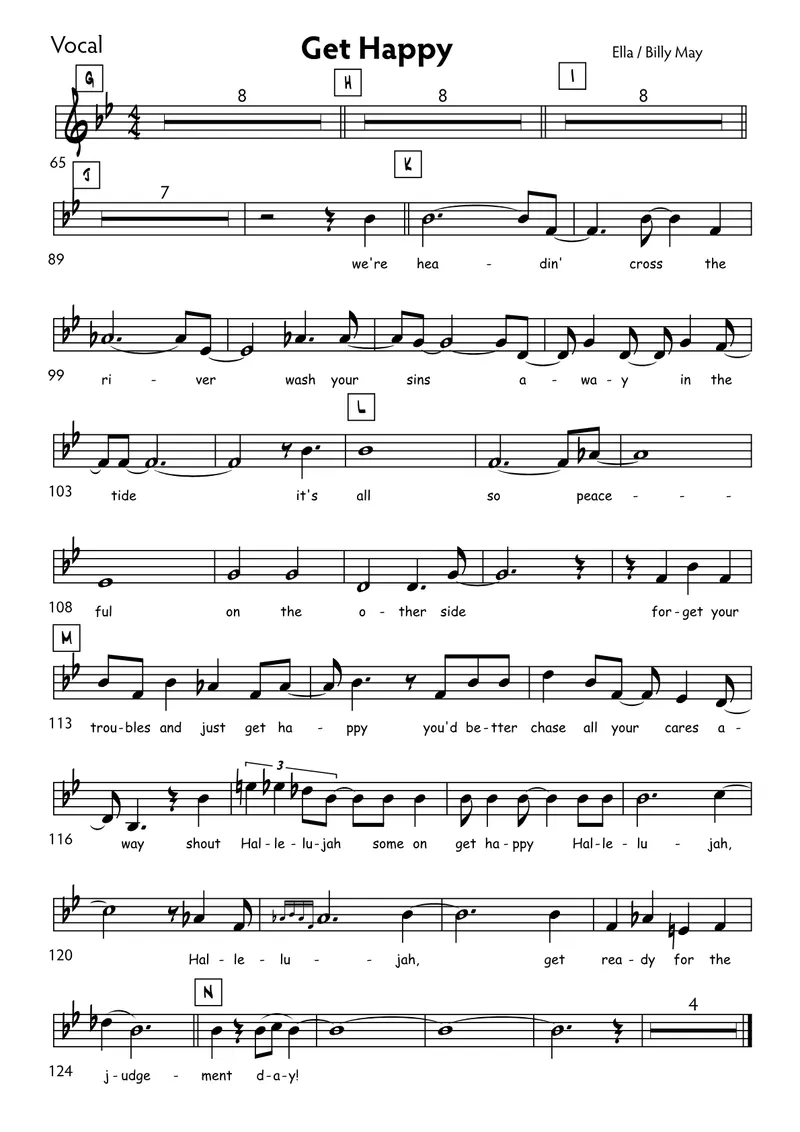 Get Happy score preview