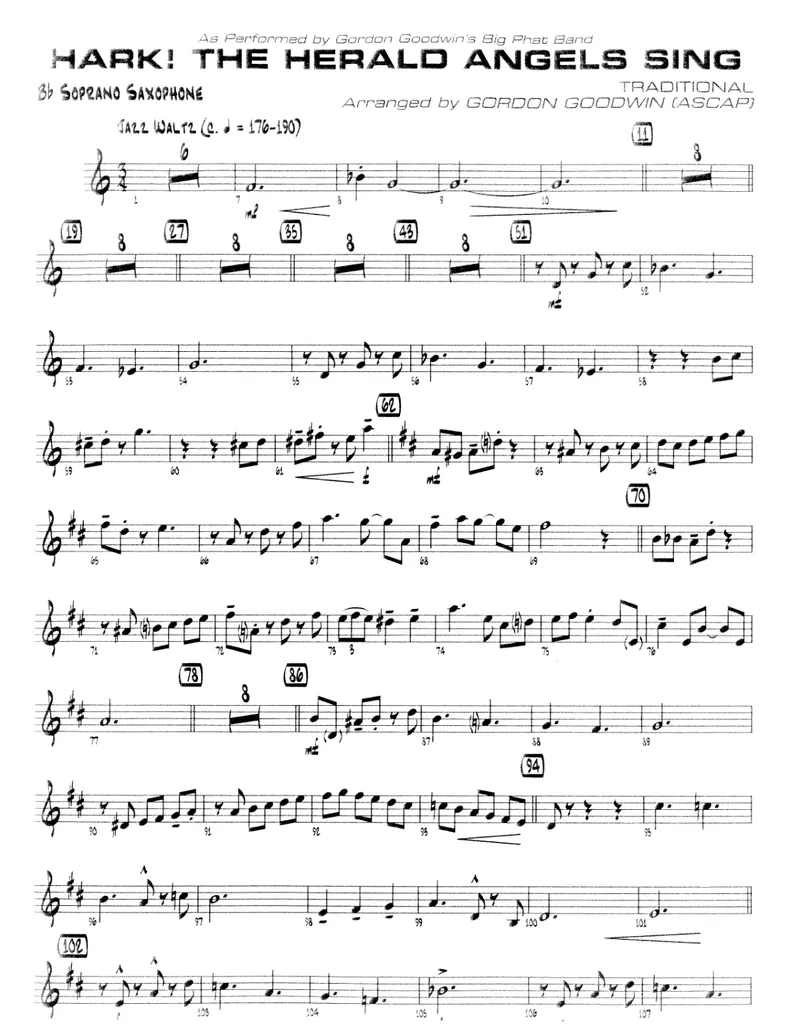 Hark The Herald Angels Sing score preview