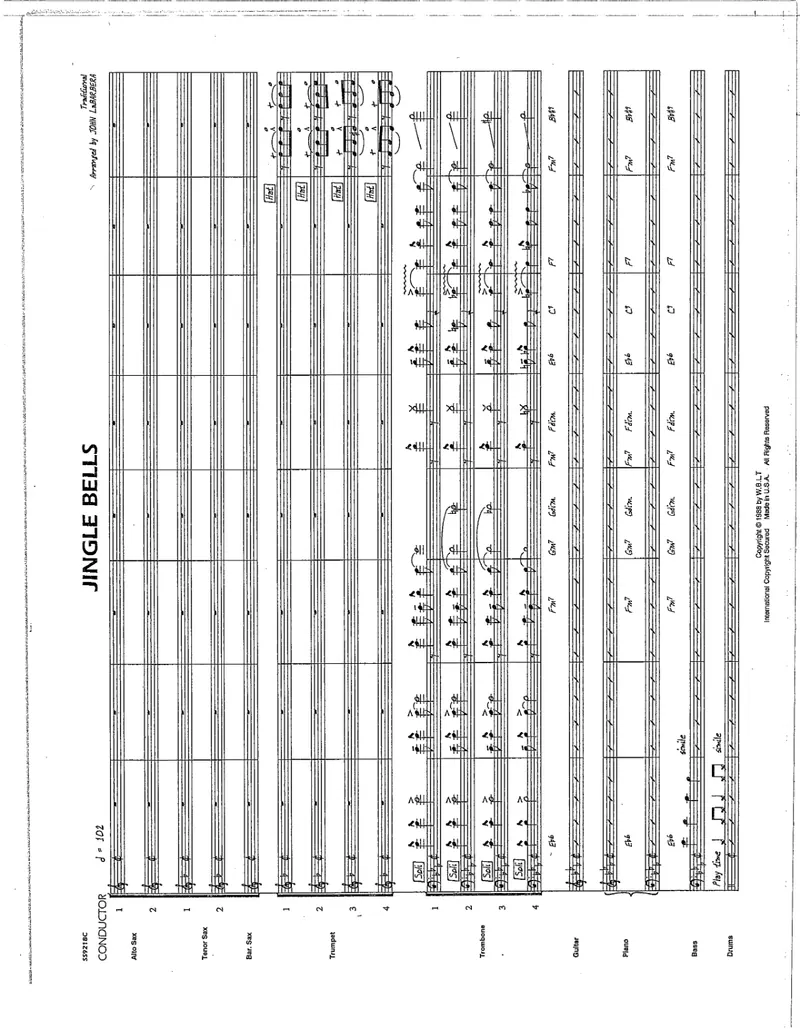 Jingle Bells score preview