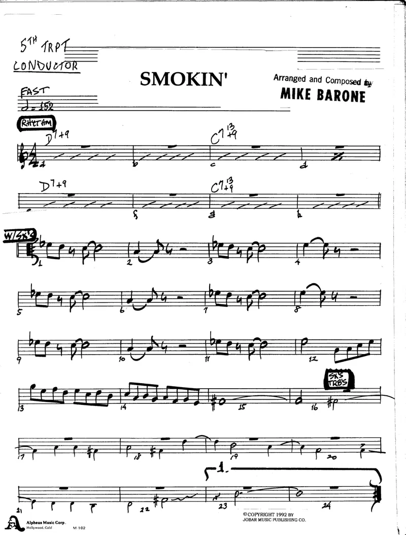 Smokin' score preview