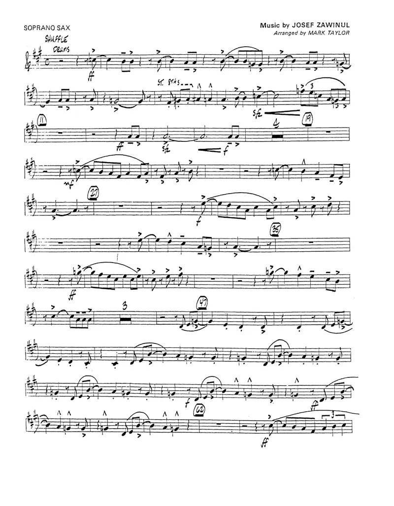 Birdland score preview