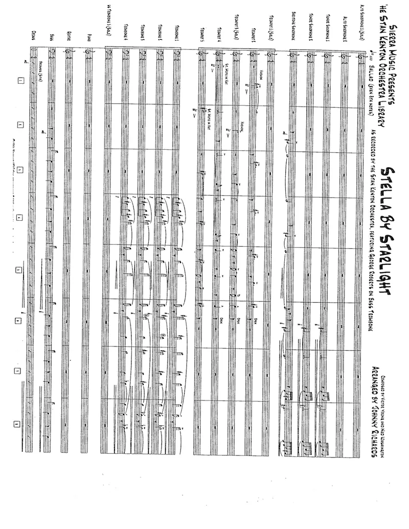 Stella By Starlight score preview