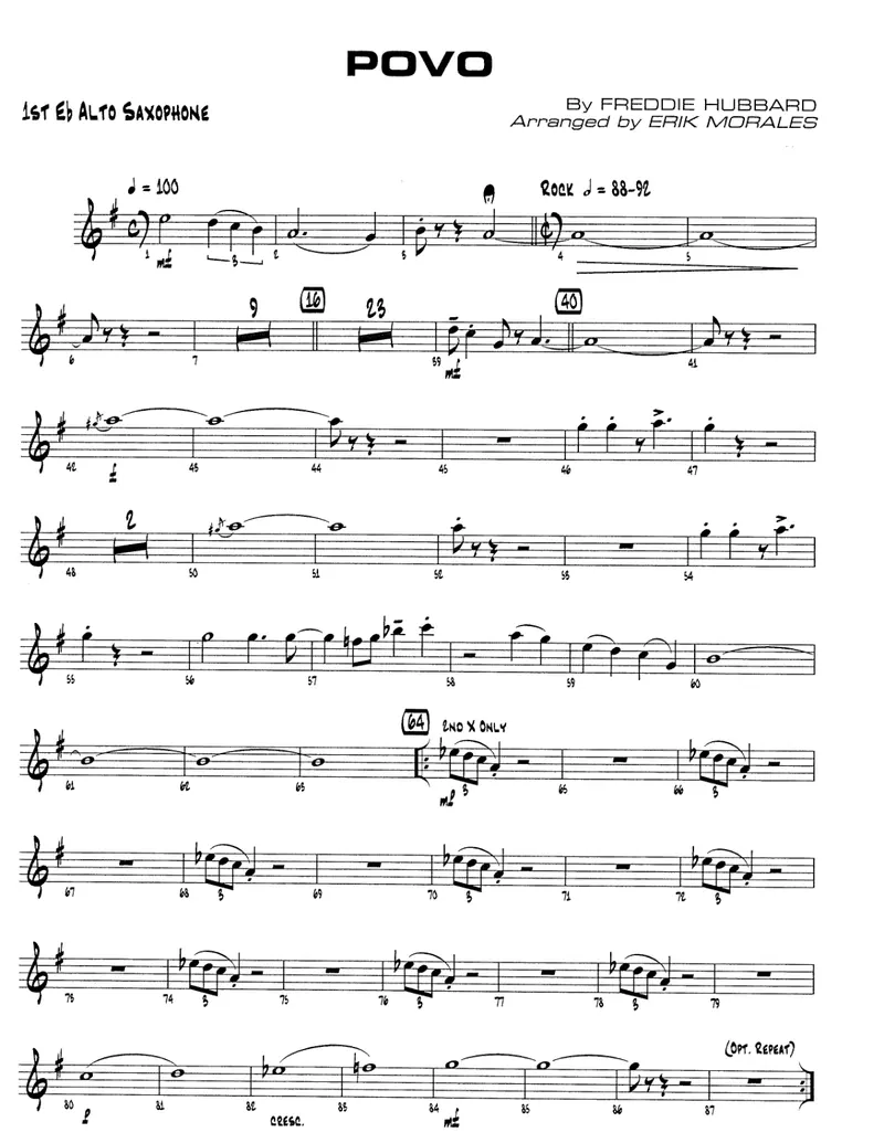 Povo score preview
