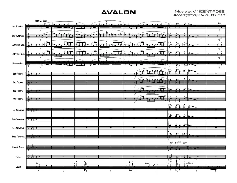 Avalon score preview