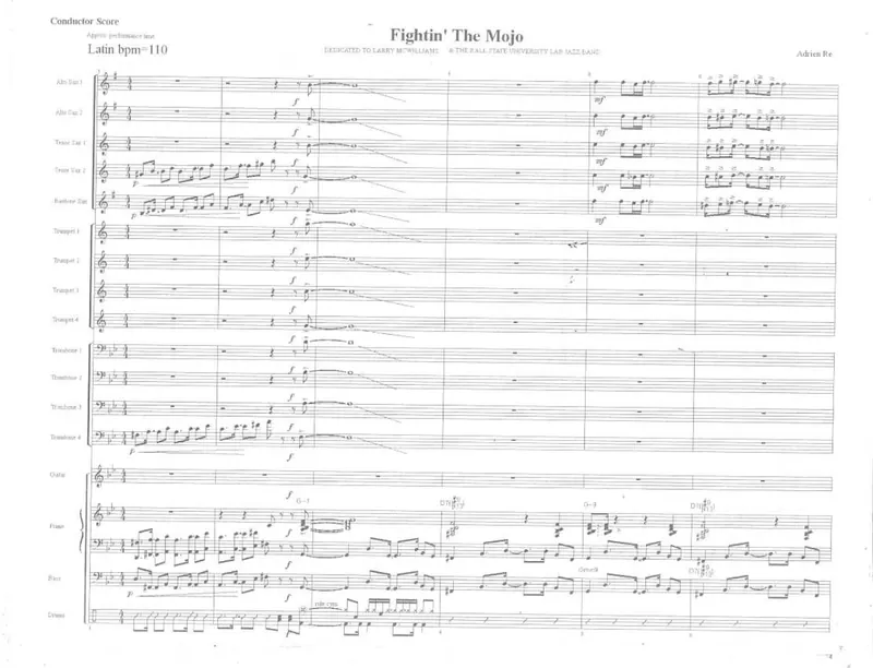 Fighting The Mojo score preview