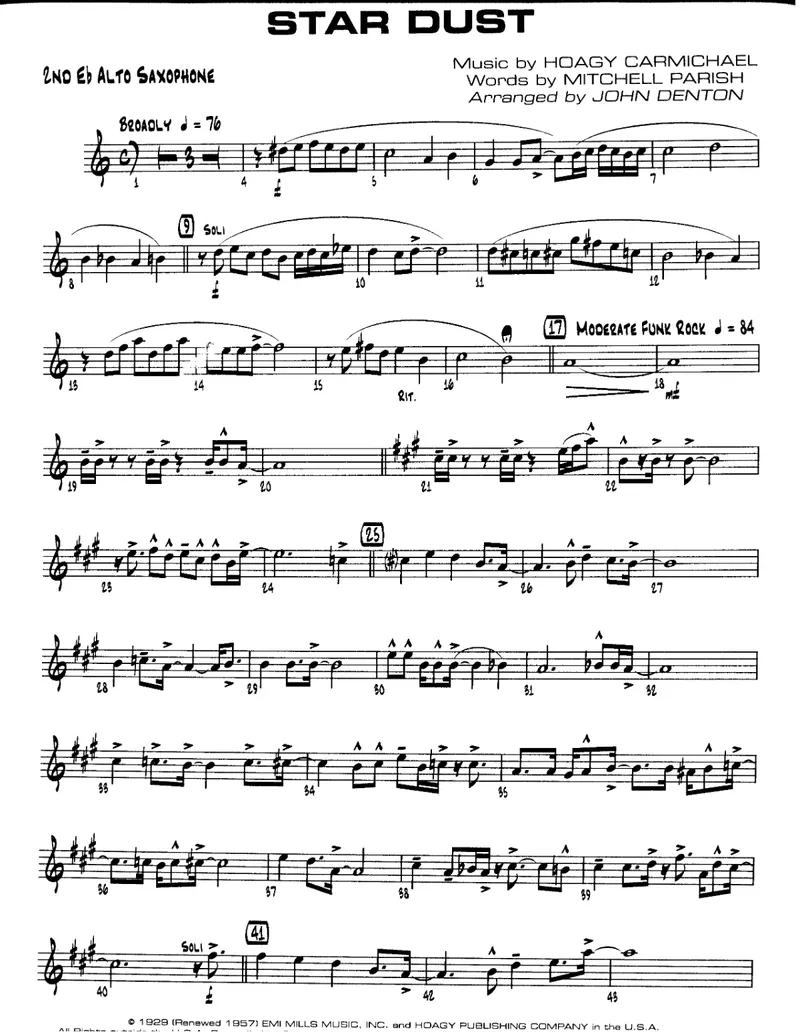 Stardust score preview