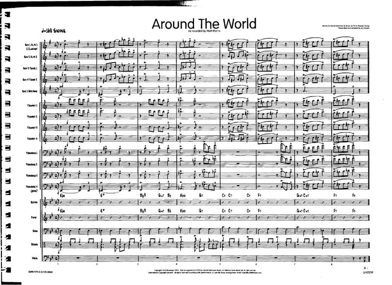 Around The World score preview