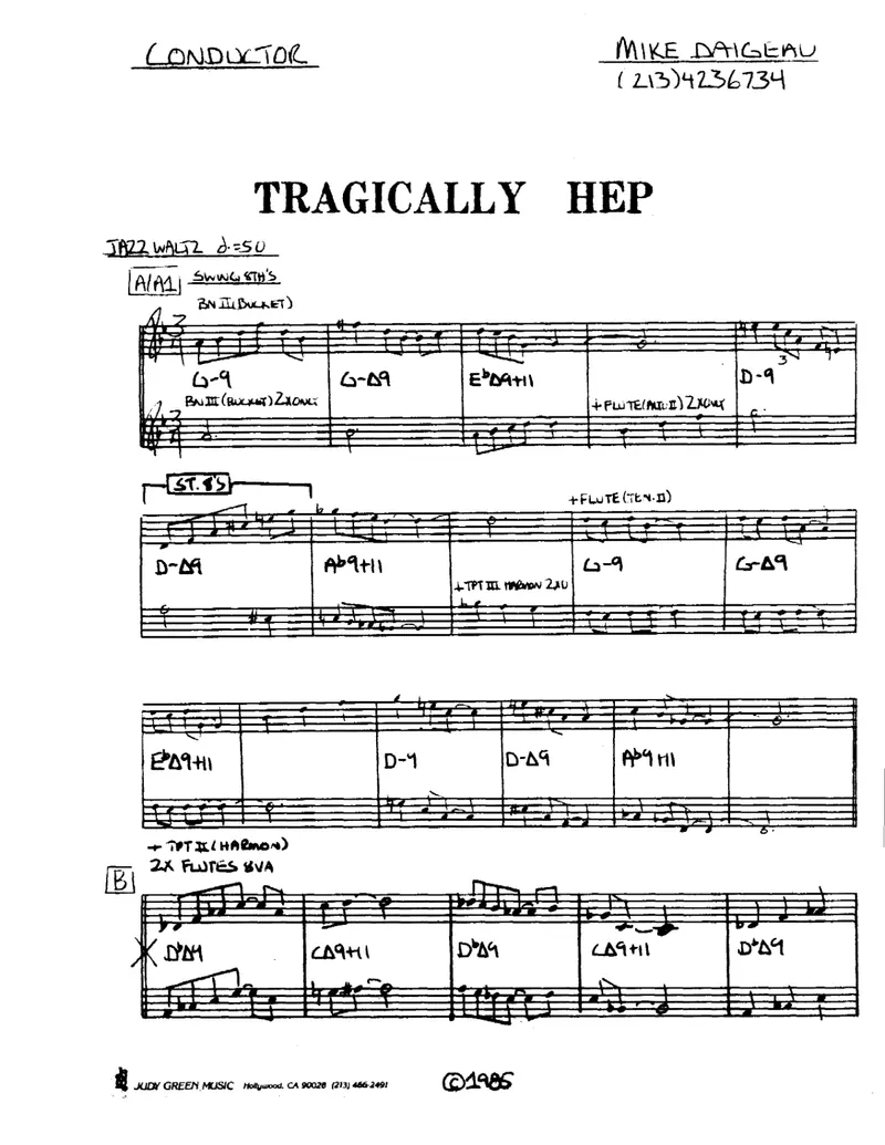 Tragically Hep score preview