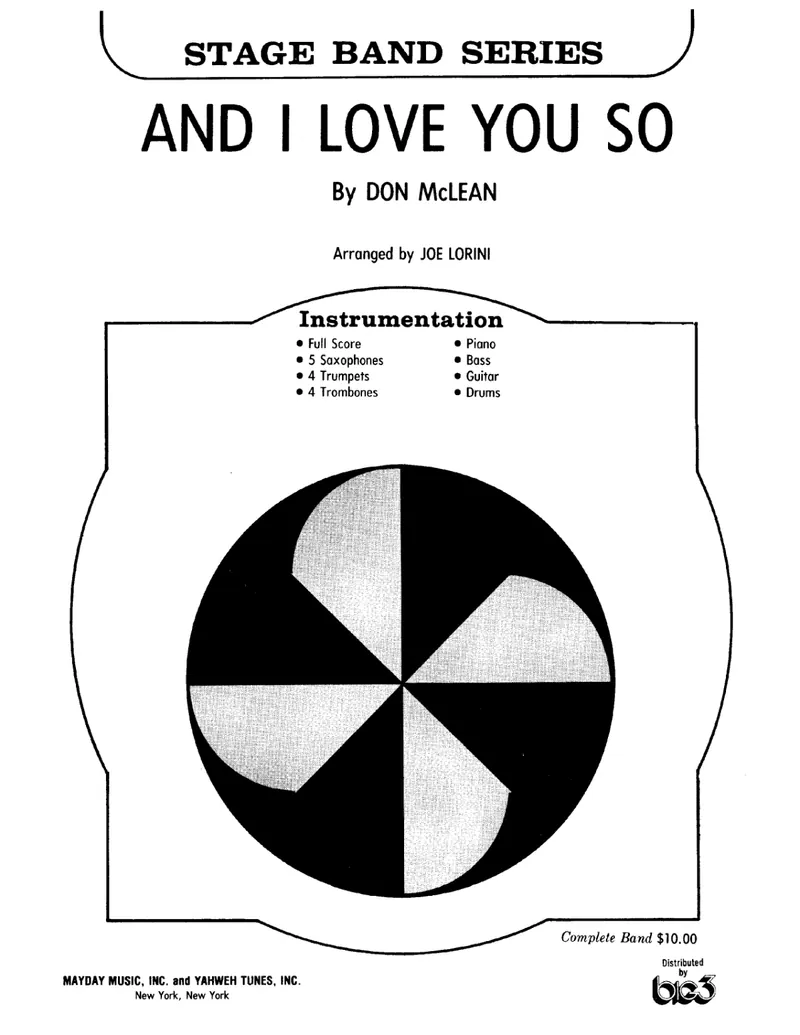 And I Love You So preview page 1