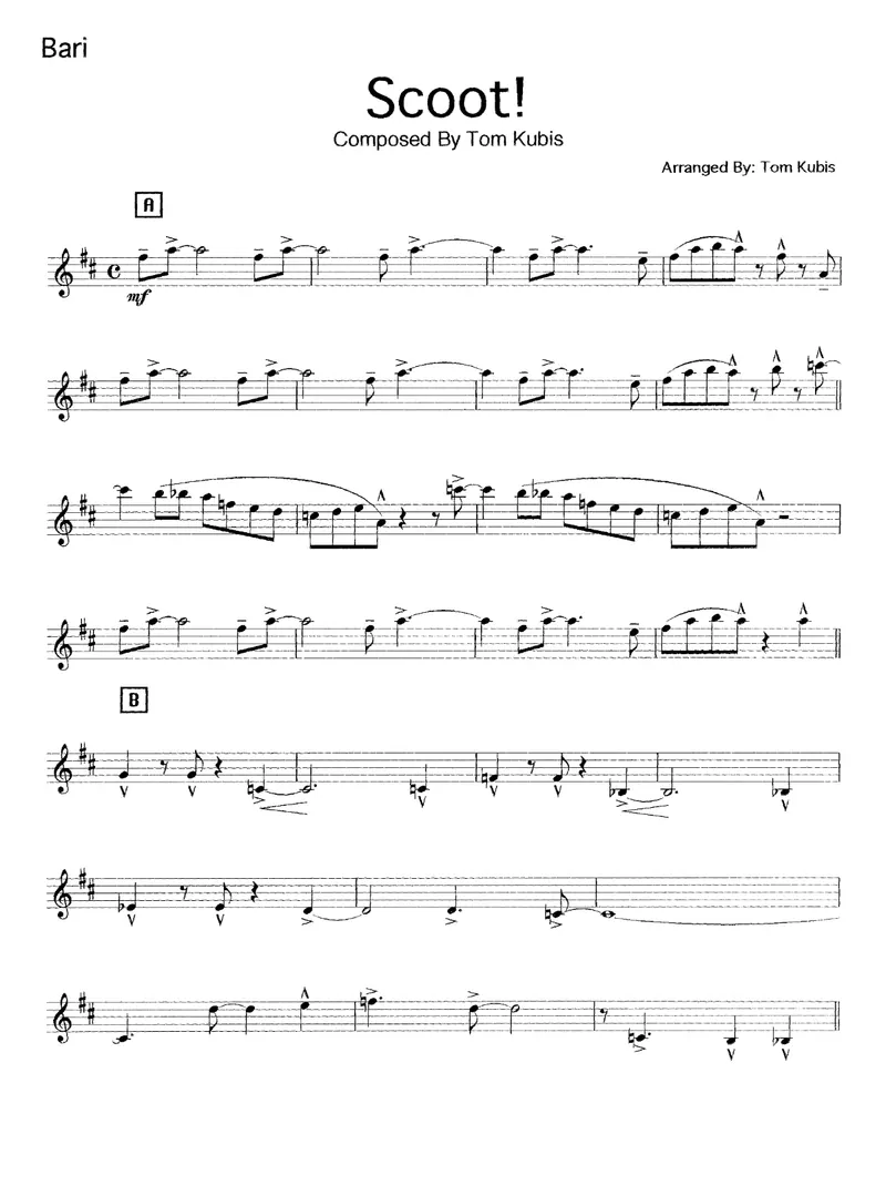 Scoot! score preview