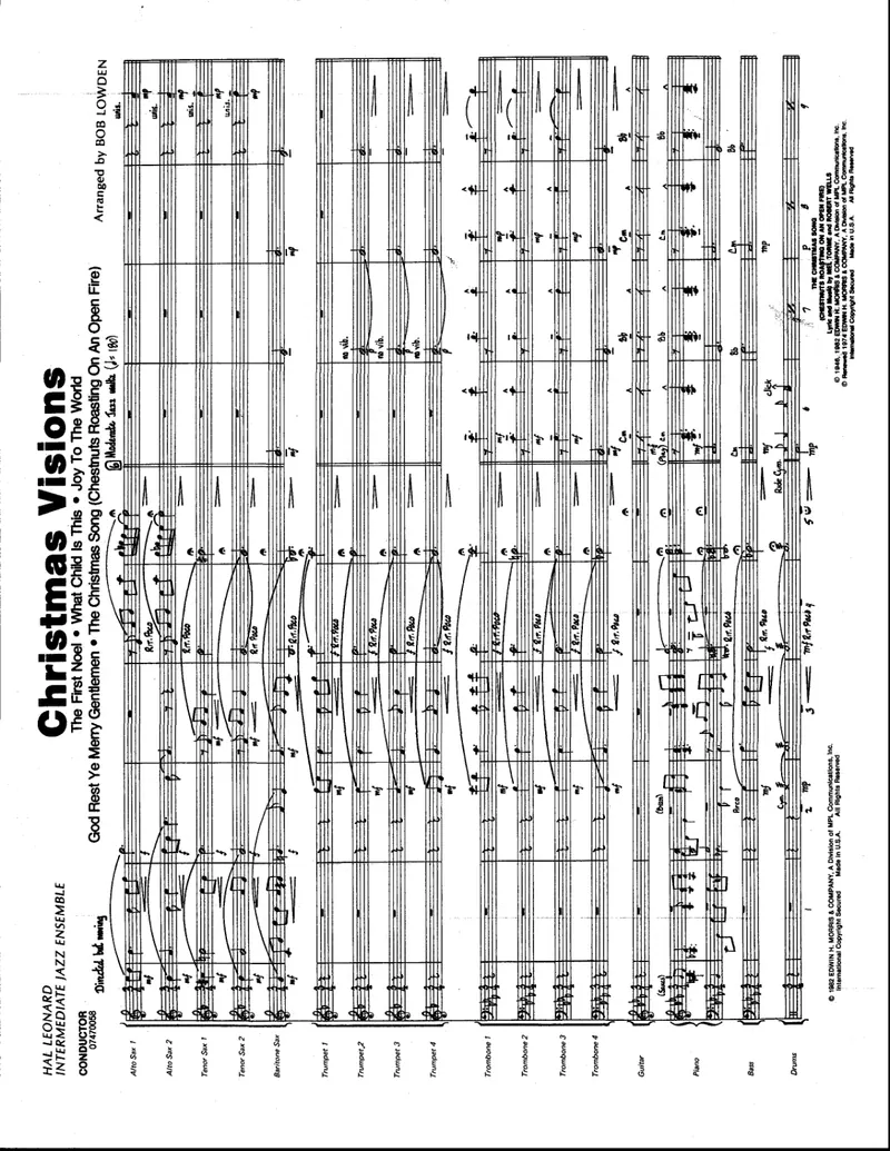 Christmas Visions score preview