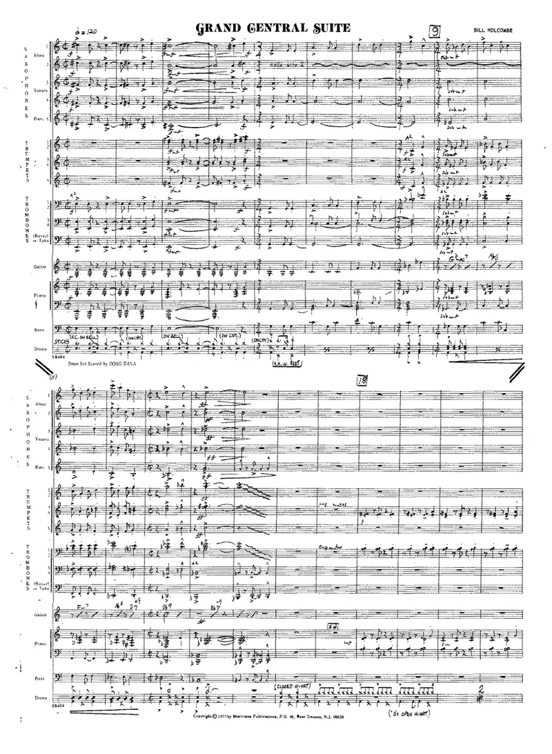Grand Central Suite score preview