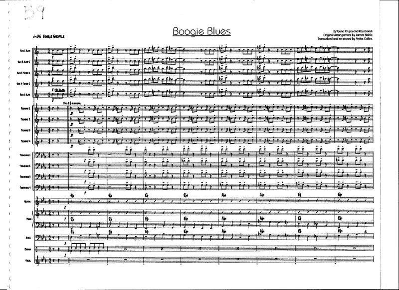 Boogie Blues score preview