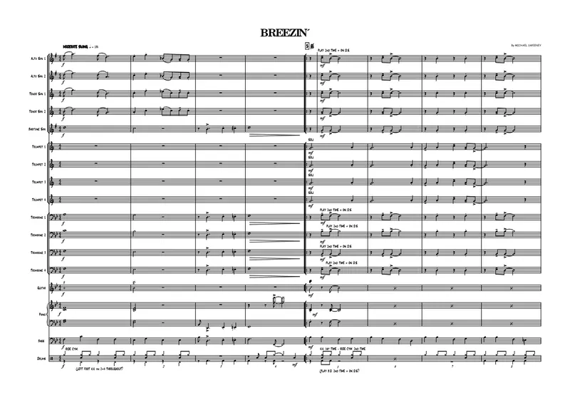 Breezin score preview