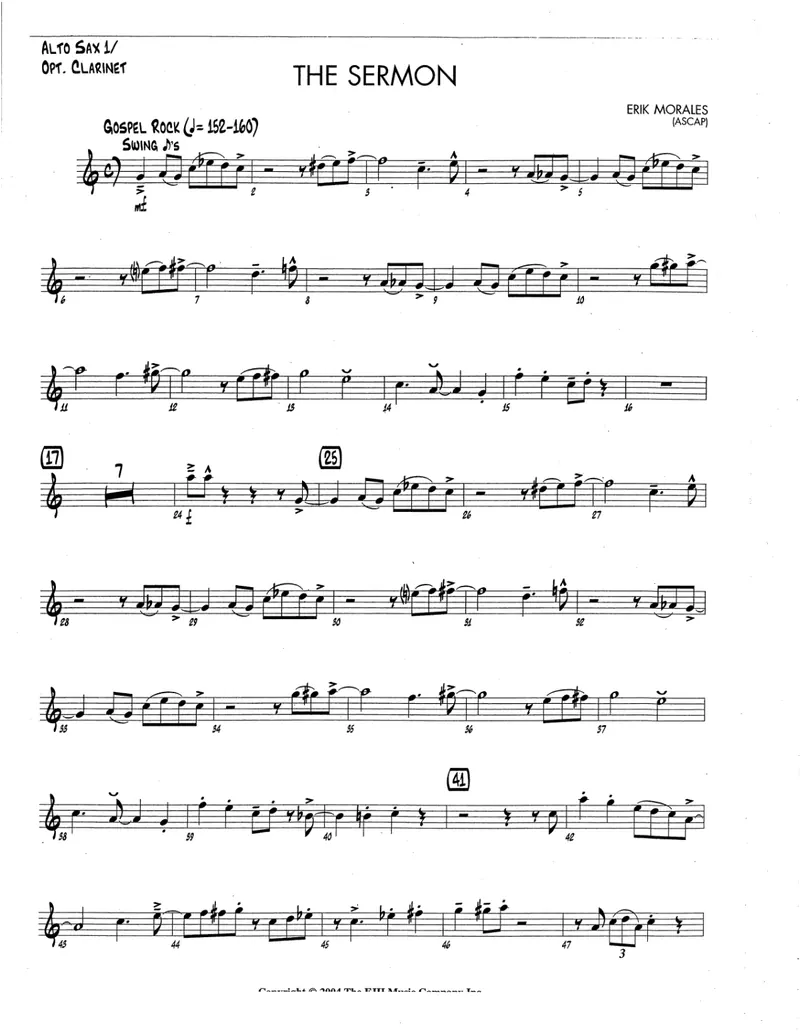 The Sermon score preview