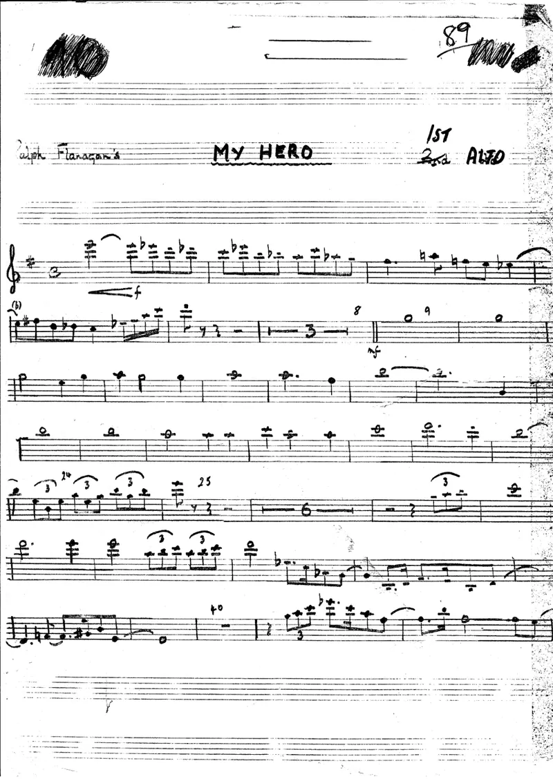 My Hero score preview