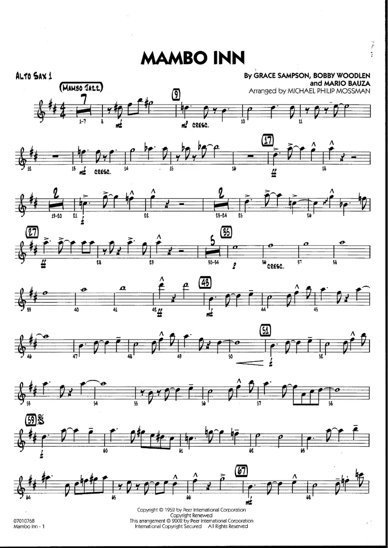 Mambo Inn score preview